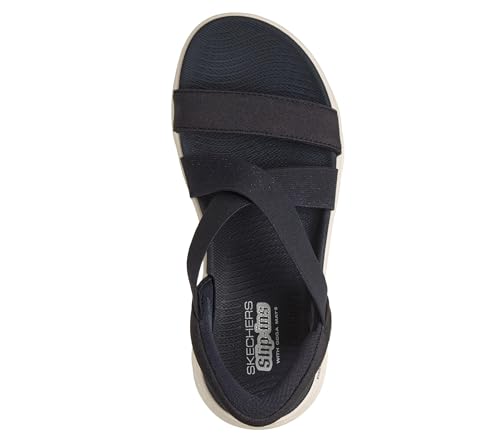Image of Skechers Women's Go Walk Flex Sandal - Glimmer Up Hands Free Slip-ins
