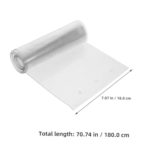 Rideau de porte transparent plastique installation sans perçage - 3