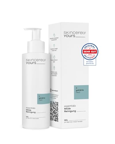 Skincerely Yours Milde Reinigung 200 ml I Hautneutraler pH-Wert 5 5 I Für alle Hauttypen I Reinigungsgel für jeden Tag ohne auszutrocknen I Ohne Sulfate I unparfümiert I dermatologisch getestet