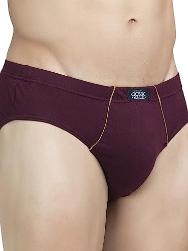 Image of ESSA Men's Cotton Briefs Pack of 10 - Breathable and Comfortable | Fun Colors & Budget-Friendly | Classic & Cool Style | Value Pack | 10x The Comfort, 10x The Style