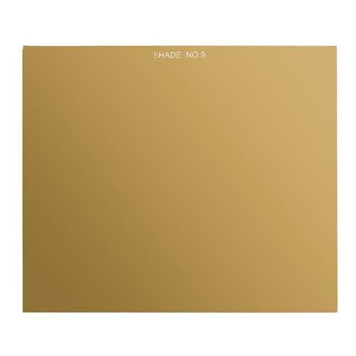 Lente de Vidrio Dorado para Careta de Soldar 4.5x5.25 pulg.