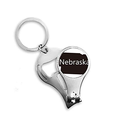 Idée cadeau homme porte-clés Nebraska USA décapsuleur de poche