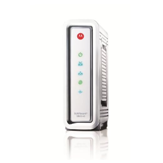ARRIS / Motorola SurfBoard SB6141 DOCSIS 3.0 Cable Modem - White