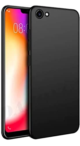 Image of Mobile Back Cover Case for Vivo V5 Plus (Silicone Case|CameraProtection|Black SC1510)