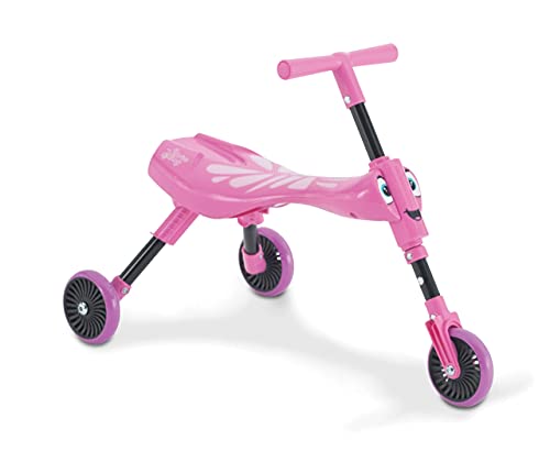 Swingball Scuttlebug Ride On - Walking Tricycle with a Foldable Design - Pink