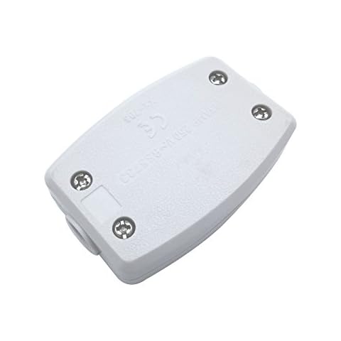 Paquete de 2 Unidades Derivación Eléctrica 3 Terminal Conector De Línea Caja de Conexiones Eléctricas Cover
