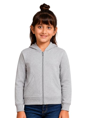 Image of ADBUCKS Girl's Cotton Hooded Sweatshirt