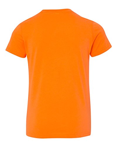 Bella Canvas Youth Jersey Short-Sleeve T-Shirt, Small, NEON Orange4