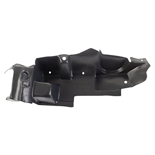 Image of TRQ Front Driver Side Engine Splash Shield Black Compatible with 2005-2010 Pontiac G6 GM1250153