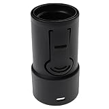 vhbw Schlauch-Adapter kompatibel mit Siemens Synchropower Staubsauger, Staubsaugerschlauch - Anschlussadapter, Schwarz