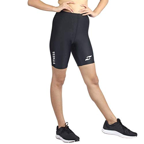 Image of Just Care Mens Shorts Compression Wear Athletic Fit Multi Sports Cycling, Cricket, Football, Badminton, Gym, Fitness & Other Outdoor Sports Inner Wear (Black, XX-Large)