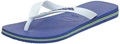 Havaianas Brasil Logo, Tongs Mixte, Bleu (Navy Blue), 41/42 EU
