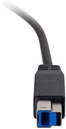 C2G 88867 3M USB Printer Cable, USB-C to USB-B 3.0 (USB 3.1 Gen 1) C to B Lead. Compatible with printers and scanners from HP, Epson, Brother, Samsung, Cannon and all other USB C/B devices, Black