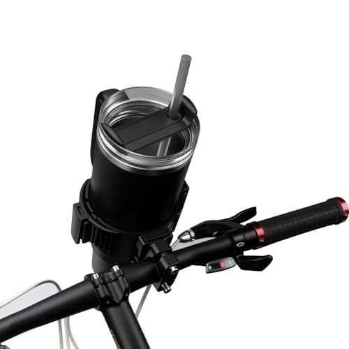 Recoil HBCH3 Universal Bike Handlebar Cup Holder for Stanley Quencher Cups 30 Oz & 40 Oz Stanley Cruiser Bicycle Mountain Road Motorcycle Water Coffee Holder