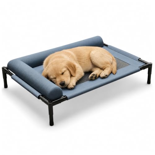 Lit surélevé portable pour chien idéal en camping et extérieur - 2