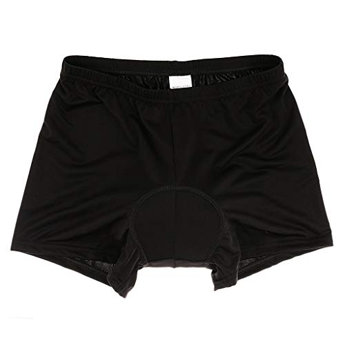 Serenable Ciclismo Acolchoado Shorts Mulheres Homens Padding Underwear 3D Motorcycle Jersey - Amarel