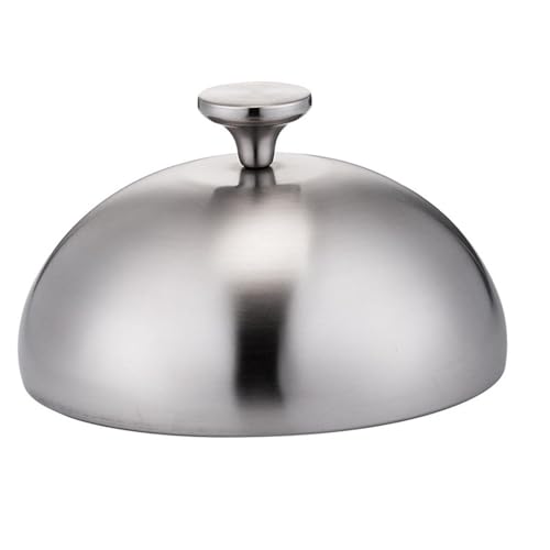 MagiDeal Copertura per Hamburger, Multiuso, utensile per Barbecue, Cupola per Piastra, Cupola per Fusione di Formaggio, per Cottura a Vapore di bistecche, 30 Cm