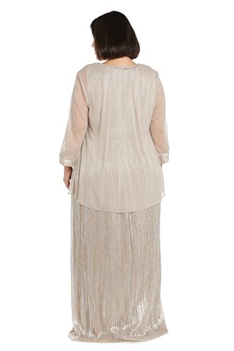 Image of R&M Richards Women's Glimmer Cascade Twinset