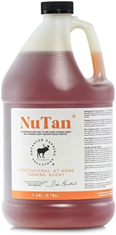NuTan 1 Gallon Tanning Formula by Advanced Tanning Solutions - Soft, Durable Tan for Deer, Moose, Bear, Elk, Fox, Rabbit Hides - Made In USA