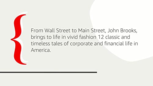 Business Adventures: Twelve Classic Tales from the World of Wall Street