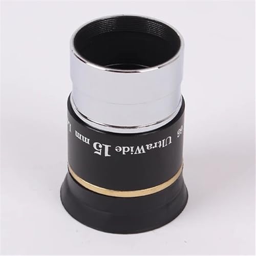 Ocular de 15mm 68° ultra gran angular para telescopio astronómico de 1,25 pulgadas 3