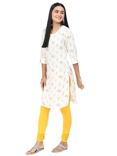 Image of Robinbosky Cotton Churidhar Leggings for Women - Stylish, Stretchable & Flattering Fit for All-Day Comfort
