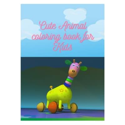 Cute Animal coloring book for kids