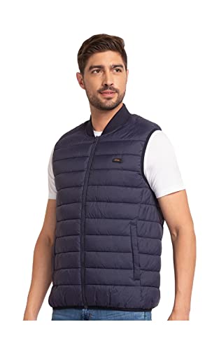 Image of Spykar Men's Polyester Solid Regular Jacket (MJK02BBSL094)