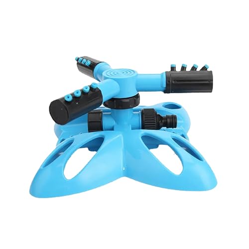 Image of ROOTS & LEAF 360 Automatic Rotating Garden Sprinkler with Butterfly Base | 45 Adjustable Arms | Durable ABS Material | Leak-Proof | Coverage Up to 32 Feet | Perfect For Lawns and Gardens - Pack of 2