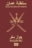 Oman Omani Passport Cover Theme Softcover Lined Notebook/ Journal 120 pages