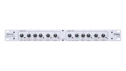 Image of Dabeatz 234-XS Professional 4-Way Audio Crossover | 2 /4 Channel Stereo & Mono Splitter | XLR Output |High, Mid, Bass,Sub Control | 24dB /Oct Linkwitz Riley Filter | DJ & Stage Subwoofer