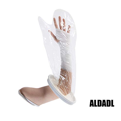 Half Arm Cast Protector For Shower Adult, Reusable Waterproof Shower Bandage And Cast Cover, Soft Watertight Seal To Keep Wounds Dry, Watertight Protection To Broken Hands, Wrists, No Mark On Skin #TOP2