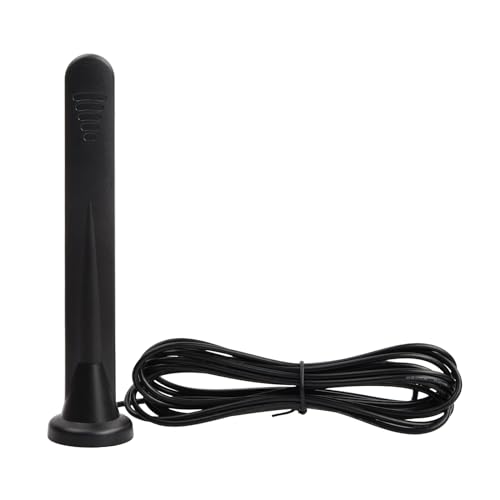 Antena 5G LTE 12DBi 600 6000MHz SMA, Antena de Red Mimo Omnidireccional Externa Interna con Base Magnética Impermeable para Router GSM/GPRS/3G/4G Router Inalámbrico de Banda Ancha Gateway
