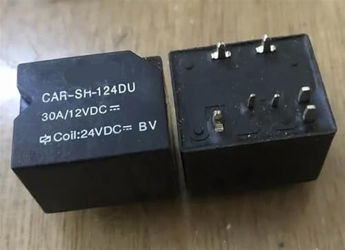 Relais 7 broches 24V CAR-SH-124DU 30A pour camion et utilitaire