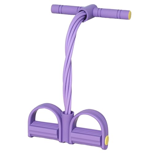 Bandas Elásticas para Ejercicio, Estirable, 52x26 Cm, Banda De Resistencia Al Pedal De Los Pies, Cuerda De Tracción Elástica, Pedales De Pie Sin Deslizamiento, Adecuado para Mujeres Y Hombres