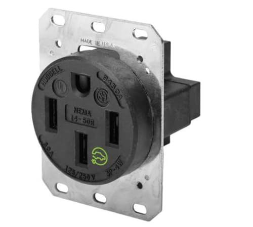 Hubbell HBL9450A Straight Blade Receptacle 50A 125/250V