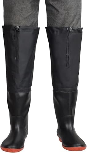 Pantalón de pesca de 23,6 pulgadas impermeable y fácil de poner 7