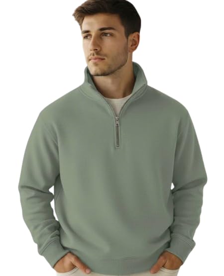 Buda Men's Sweatshirt, Quarter Zip, Long Sleeve, Luxury Trending Style-image-21
