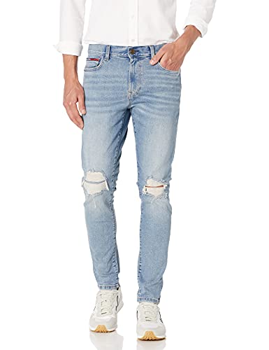 Tommy Hilfiger Men's Tommy Skinny Fit Jeans, Medium WASH, 32W x 32L Tommy Hilfiger Men's Tommy Skinny Fit Jeans, Medium WASH, 32W x 32L