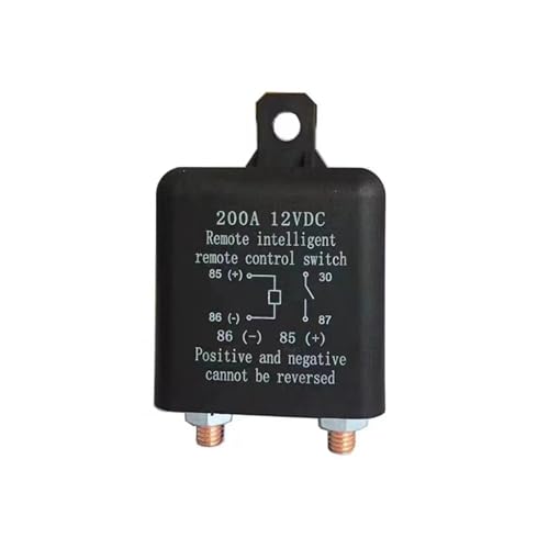 Relé de coche de 200A 12V con interruptor de apagado inalámbrico y doble mando de batería