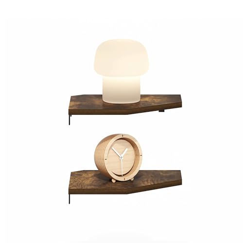 Furinno Rossi Estantes Flotantes Hexagonales