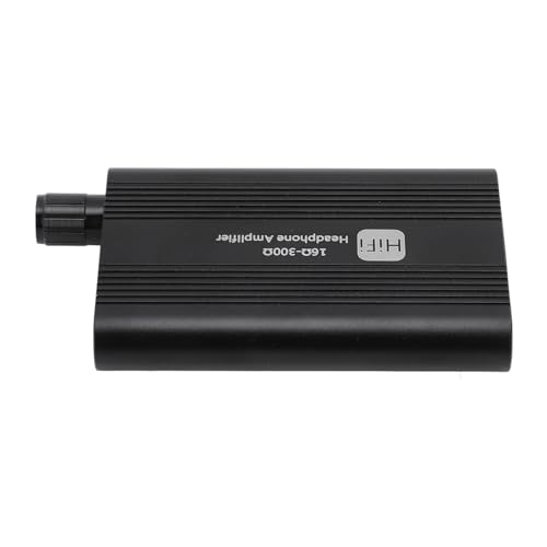 Amplificador deAmplificador de Auriculares Portátil Amplificador de Auriculares Recargable Interruptor de Ganancia de 2 Etapas Calidad de Sonido Superior 16 a 300 Ohmios Entrada