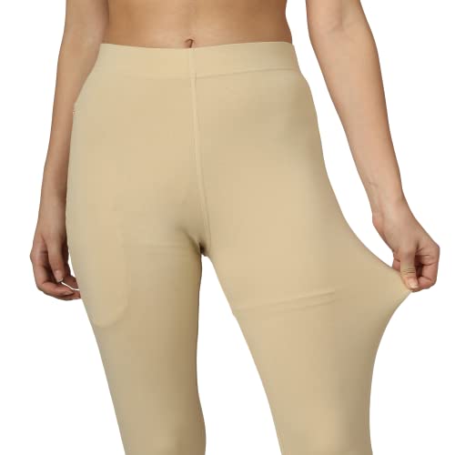 Image of ON&ON Women's Cotton Stretchable Slim Fit Straight Pants Trouser for Casual Wear and Office Wear