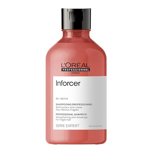 L'Oréal Professionnel, Champú Fortalecedor Para Cabellos Largos, Frágiles Y Quebradizos, Inforcer, SERIE EXPERT, 300 ml