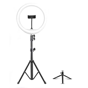 DIGITEK® (DRL-14C) Professional (31cm) Dual Temperature LED Ring Light with Tripod Stand & Mini Tripod for YouTube, Photo-Shoot, Video Shoot, Live Stream, Makeup, Vlogging & More