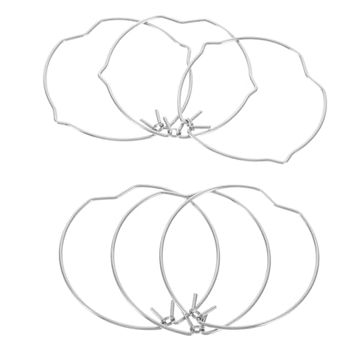 Mikikit 6pcs Light Spring Clips Led Spotlight Accessories Flush Mount Light Clamp Ring Adjustable Design for Home and Office Use