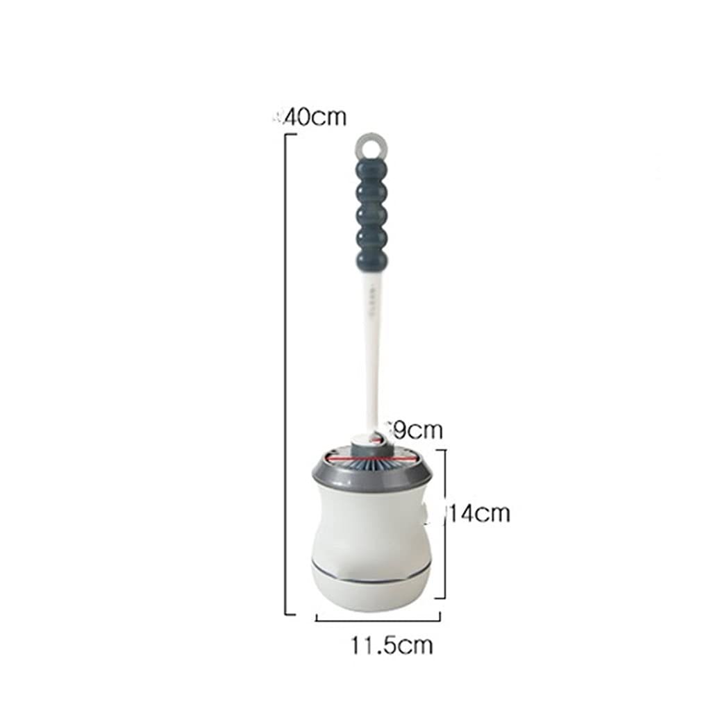Moderno set di scopino per WC in silicone, supporto creativo in plastica, ecologico, accessori per la casa, design salvaspazio per una facile conservazione