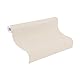 Rasch Tapete 200676 - Creme-weiße Papiertapete mit Leinen-Optik, Stoff-Optik, textiler Struktur - 10,05m x 0,53m (LxB)