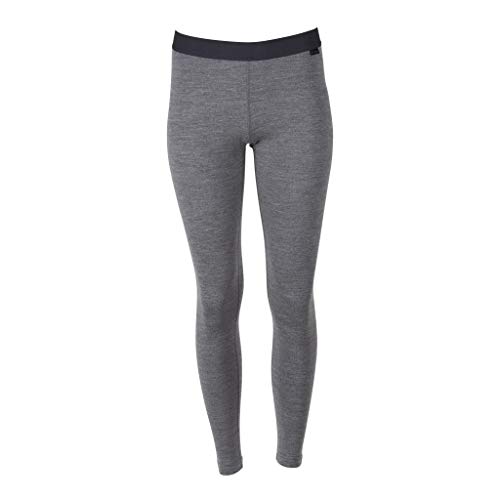 Ridge Merino Women's Inversion Heavyweight Merino Wool Base Layer Leggings (Heather Grey, Medium)