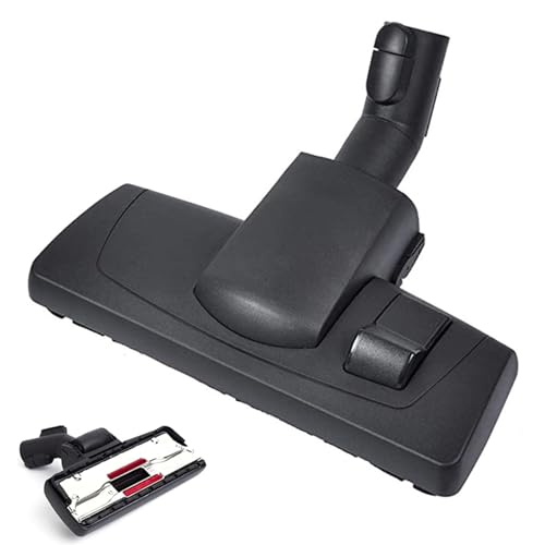 Image of Alrens Vacuum Attachment Brush Head for Miele Vacuum Cleaner - Hardwood Floor Brush Attachment with Wheels for Low-Pile Carpets and All Smooth Floors - Fits 1 3 /8 inch Standard Hose